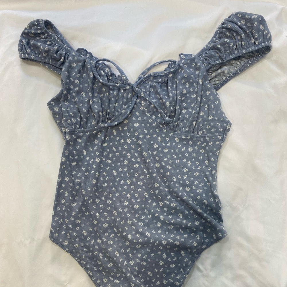 cottagecore floral bodysuit